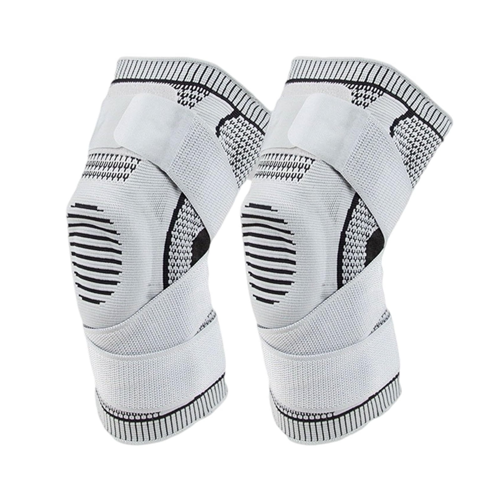 Motionmax Knee Pro - Protective Short-Style Strap-On Knee Sleeve Brace for Fitness, Running, Outdoor Sports & Meniscus Support (Knee Braces Generic)
