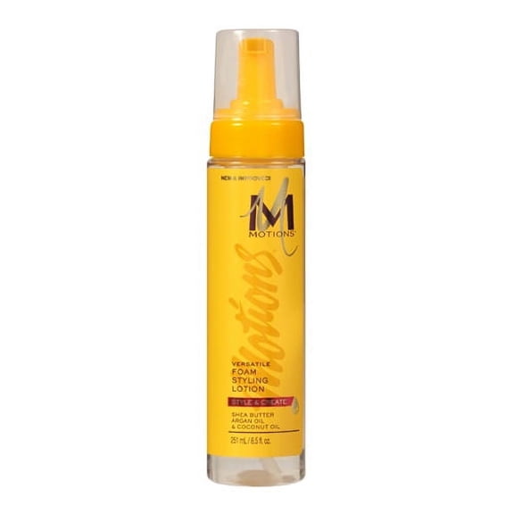 Motions Style and Create Versatile Foam Styling Lotion for Hair, 8.5 Oz, 3 Pack