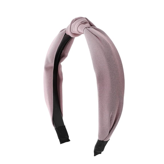 Motique Accessories 1 Inch Fabric Turban Knot Headband (Solid Pink)