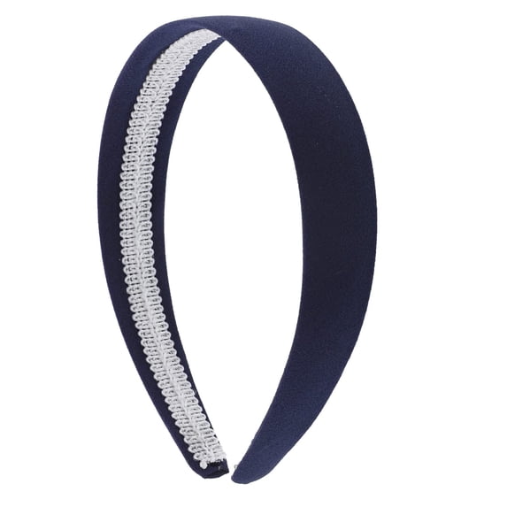 Motique Accessories 1 inch Fabric Covered Headband (Navy)