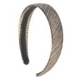 thumbnail image 1 of Motique Accessories 1-inch Metallic Fabric Headband (Bronze), 1 of 5