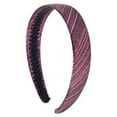 thumbnail image 1 of Motique Accessories 1 inch Metallic Fabric Headband for Women (Pink), 1 of 1