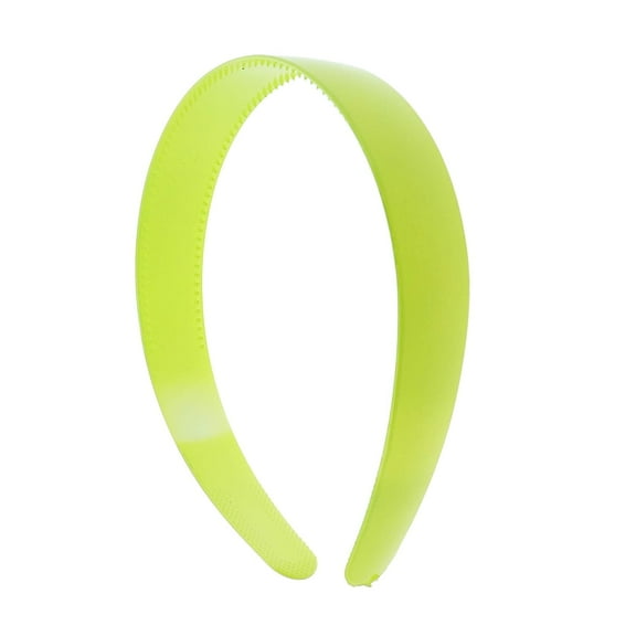 Motique Accessories 1 inch Plastic Hard Headband with Teeth Head Band Women Girls (Light Green)