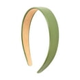 thumbnail image 1 of Motique Accessories 1 inch Vegan Leather Headband for Women and Girls (Olive), 1 of 6