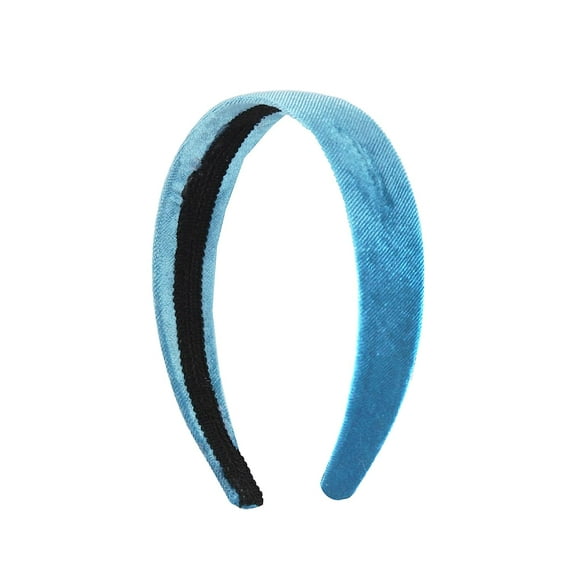 Motique Accessories 1 inch Velvet Blue Headband - Sapphire