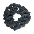 thumbnail image 1 of Motique Accessories 12 Pack Solid Hair Ties Scrunchies (Dark Grey), 1 of 5
