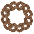 thumbnail image 1 of Motique Accessories 12 Pack Solid Hair Ties Scrunchies (Light Brown), 1 of 3