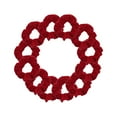 thumbnail image 1 of Motique Accessories 12 Pack Solid Hair Ties Scrunchies (Wine/Maroon) Solid Pony Scrunchy, 1 of 5