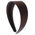 thumbnail image 1 of Motique Accessories 2 inch Wide Satin Hard Headband with No Teeth Head band for Women and Girls, 1 of 5