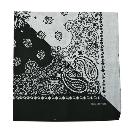 Motique Accessories 22 Inch Cotton Paisley Bandana