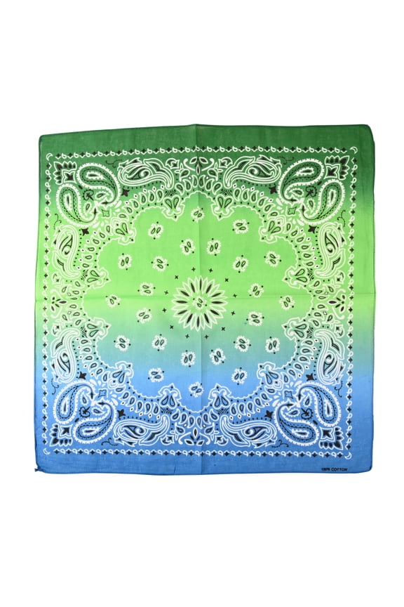 22 Inch Cotton Paisley Bandana