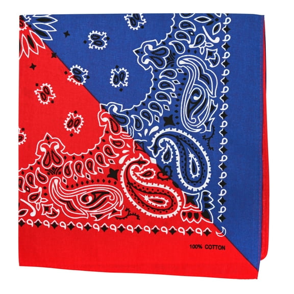 Motique Accessories 22 Inch Cotton Paisley Bandana