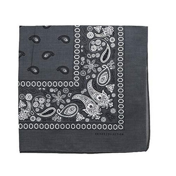 Motique Accessories 22 Inch Cotton Paisley Bandana