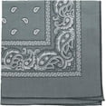 thumbnail image 1 of Motique Accessories 22 Inch Cotton Paisley Bandana, 1 of 4