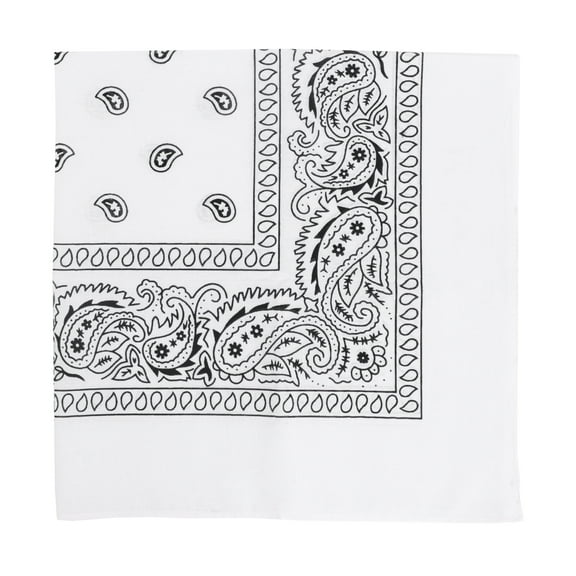 Motique Accessories 22 Inch Cotton Paisley Bandana