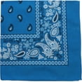 thumbnail image 1 of Motique Accessories 22 Inch Cotton Paisley Bandana, 1 of 4