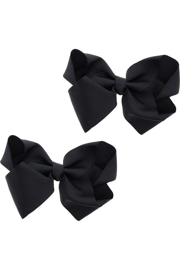 3 Inch Grosgrain Bow for Little Girls- Set of 2