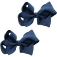 thumbnail image 1 of 3 Inch Grosgrain Bow for Little Girls- Set of 2, 1 of 6