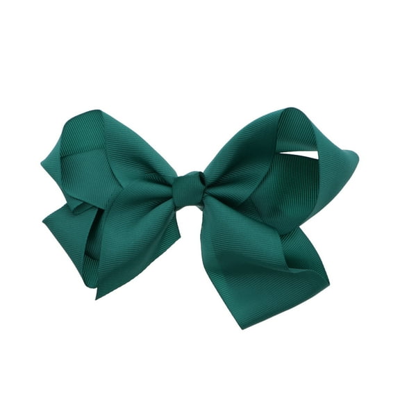 5.5 Inch Grosgrain Hair Bow Clip For Woman And Girls