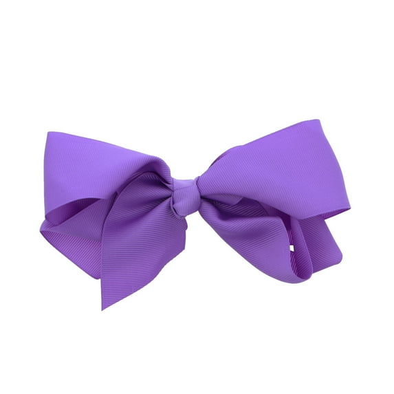 5.5 Inch Grosgrain Hair Bow Clip For Woman And Girls