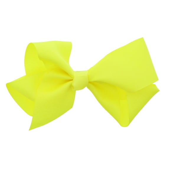5.5 Inch Grosgrain Hair Bow Clip For Woman And Girls