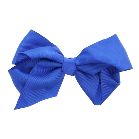 5.5 Inch Grosgrain Hair Bow Clip For Woman And Girls