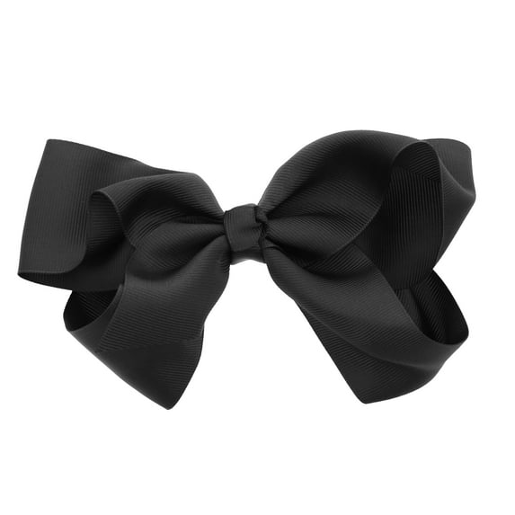 5.5 Inch Grosgrain Hair Bow Clip For Woman And Girls