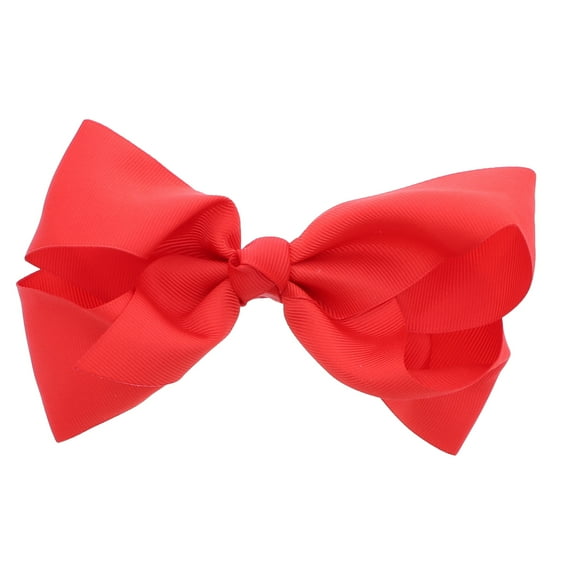5.5 Inch Grosgrain Hair Bow Clip For Woman And Girls