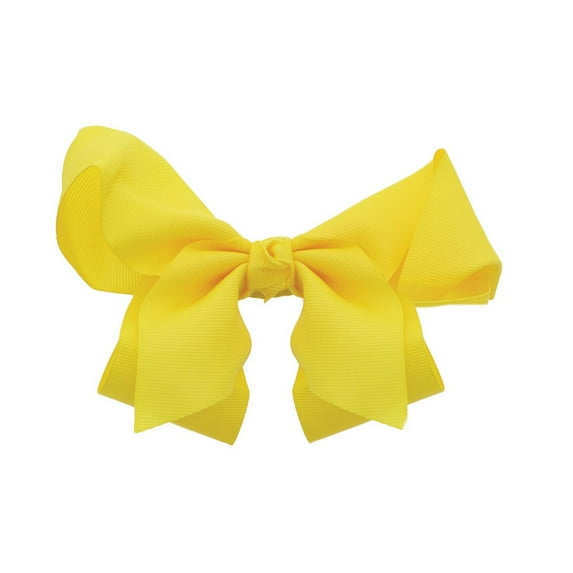 5.5 Inch Grosgrain Hair Bow Clip For Woman And Girls