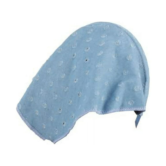 Motique Accessories Bandana Style Headband Denim Striped 7" Triangular Hair Scarf with 0.5" Headband