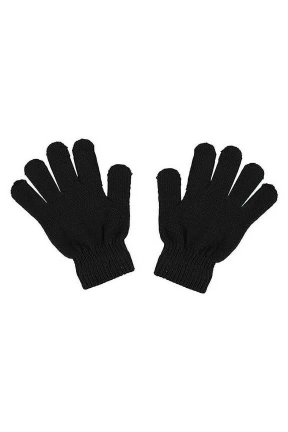 Kids Gloves Magic Knit Gloves for Girls/Boys Solid Colors