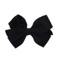 thumbnail image 1 of Motique Accessories Black Sweatshirt Fleece Hair Bow Hair Clip Large, One Size Fits for Teens Girls, 1 of 3