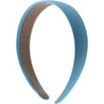 thumbnail image 1 of Motique Accessories Blue 1 inch Satin Hard Headband, 1 of 5