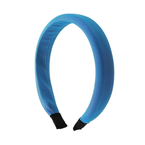 Motique Accessories Blue Padded Headband for Women