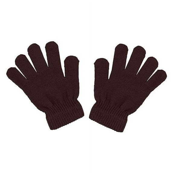 Motique Accessories Kids Gloves Magic Knit Gloves for Girls/Boys Solid Colors