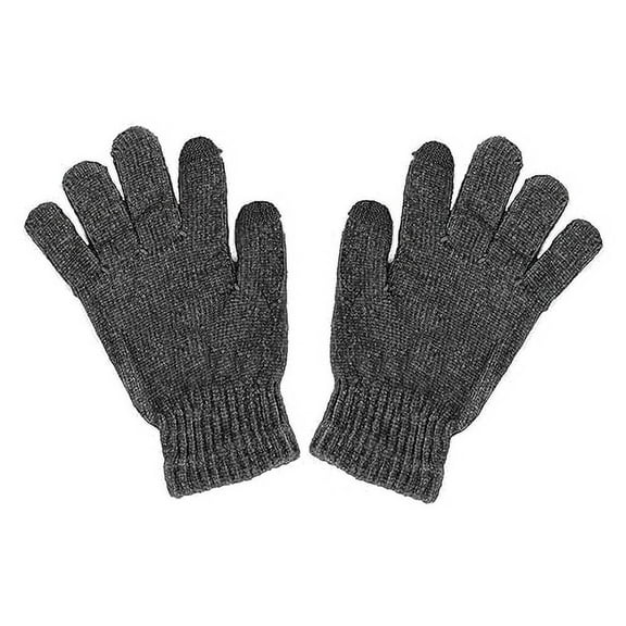 Motique Accessories Chenille Gloves Women Winter Magic Mitten Warm Gloves-Grey Touchscreen