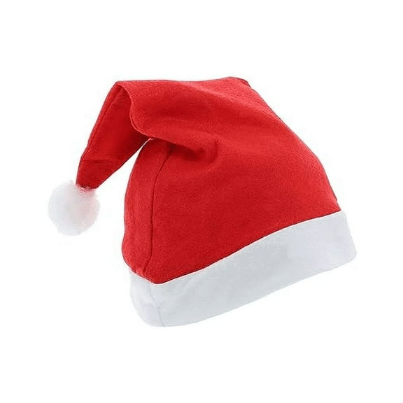 Motique Accessories Christmas Hat, Glitter Xmas Santa Flannel Holiday Hat for Teens-Adults