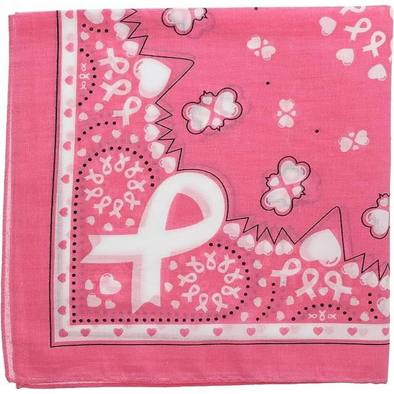 Motique Accessories Cotton Print Bandana-Pink
