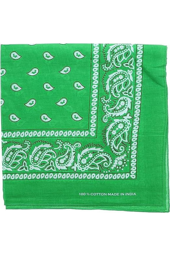 Extra Large Paisley Bandana 27x27 Inch