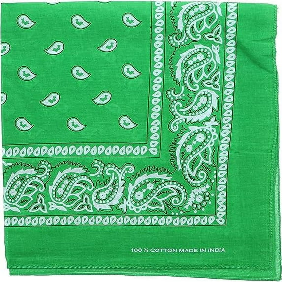 Motique Accessories Extra Large Paisley Bandana 27x27 Inch