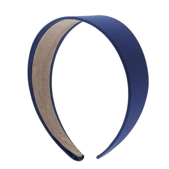 Motique Accessories Girls 2 inch Satin Headband - Navy