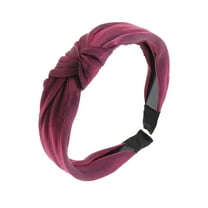 Motique Accessories Glamour Turban Knotted Headband - Raspberry