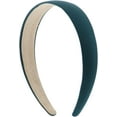 thumbnail image 1 of Motique Accessories Green 1 inch Satin Hard Headband, 1 of 5