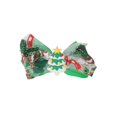 thumbnail image 1 of Motique Accessories Hair Bow Sparkle Christmas Bow with Silicone Charm - Green Tree, 1 of 5