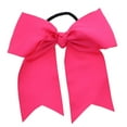 thumbnail image 1 of Motique Accessories Hot Pink Jumbo Bow Pony with Tails, 1 of 5