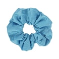 thumbnail image 1 of Motique Accessories Jumbo Cotton Scrunchie Hair Tie - Light Blue, 1 of 5