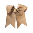 thumbnail image 1 of Motique Accessories Jumbo Hair Bow Clip with Tails (Beige), 1 of 4