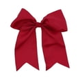 thumbnail image 1 of Motique Accessories Jumbo Hair Bow Clip with Tails (Wine), 1 of 4