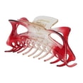 thumbnail image 1 of Motique Accessories Jumbo Jaw Clip Extra Large Marbleized Hair Claw, Adults (Glitter Red), 1 of 6