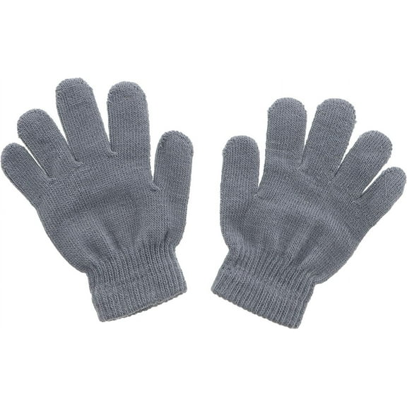 Motique Accessories Kids Gloves Magic Knit Gloves for Girls/Boys Solid Colors